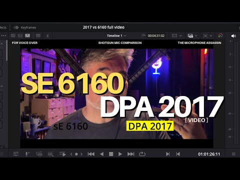 DPA 2017 vs sE 6160 for Voice Over – Modern Shotgun Mics Compared (Better Than the 416?)