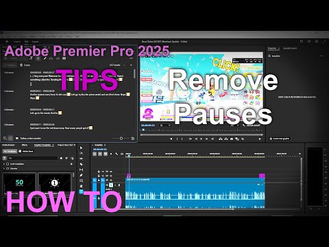 How To Remove Pauses From Video in Adobe Premier 2025