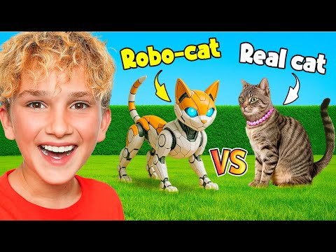 Kucing ASLI vs Kucing ROBO!!!