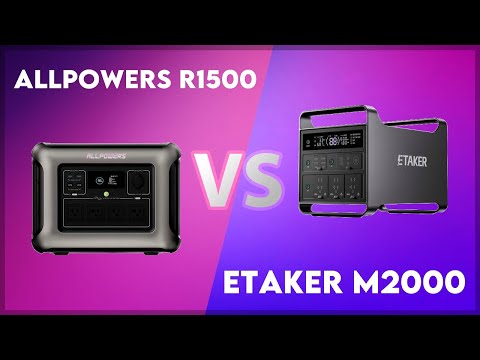 Allpowers R1500 vs ETaker M2000 Technical Comparison