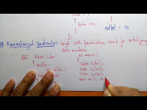 Constructor in C++ | Types | Part-1/2 | OOPs in C++ | Lec-17 | Bhanu Priya