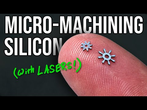 Laser cutting Silicon Wafers