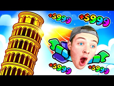 Making TRILLIONS in Roblox Climb and Jump Tower