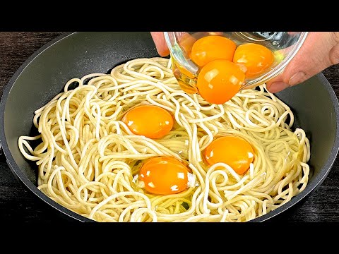 Traditional family recipe. I've never cooked spaghetti and eggs so deliciously!