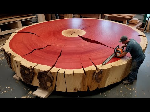 Everyone Said This Wood Was Worthless… I Turned It into a STUNNING Round Table