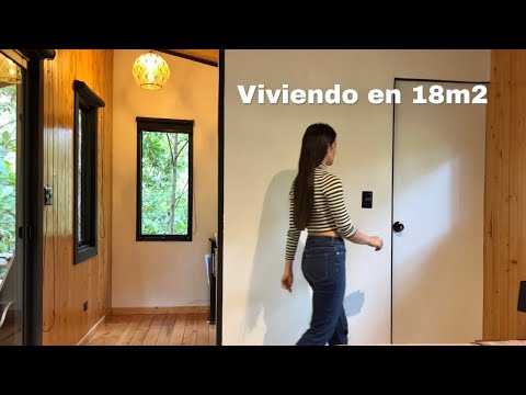 🌿 TOUR cabaña en medio de la selva | mini casa 15m2