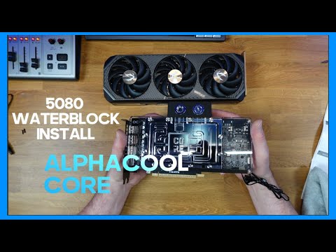 Zotac RTX 5080 Core OC Gets Alphacool Core Water Block Upgrade!