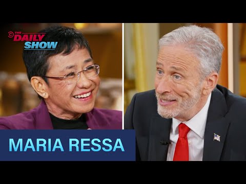 Maria Ressa - Fighting Back Against Trump’s Authoritarian Algorithm With Truth | The Daily Show