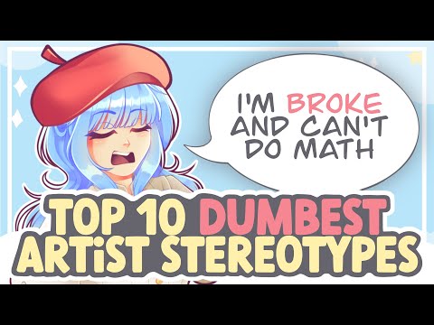 Top 10 WORST Artist Stereotypes & Tropes (And I Draw Them All) || SPEEDPAINT + COMMENTARY