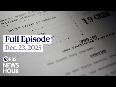 PBS News Hour live episode, Dec. 23, 2025