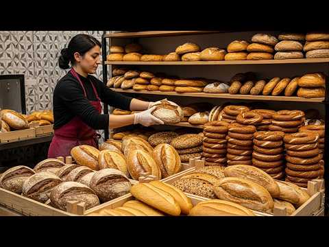 Real Bakers at Work! Dozens of Breads Made Fresh Every Day