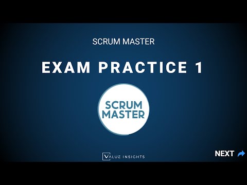 Scrum Master Mock Exam Flash Cards Video 1