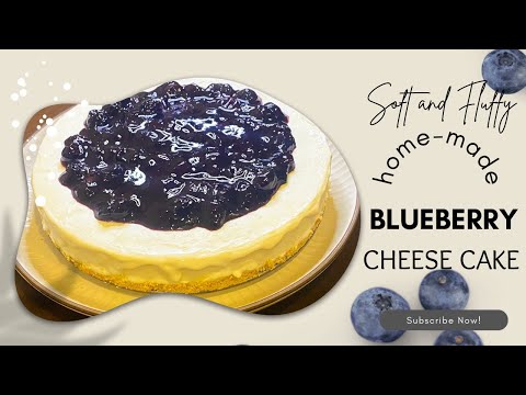 EASY NO BAKE BLUE BERRY CHEESE CAKE