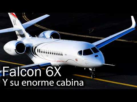 Falcon 6X: casi un fuselaje ancho