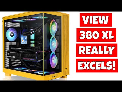 Thermaltake View 380 XL TG ARGB The BEST Dual Chamber PC Gaming Case