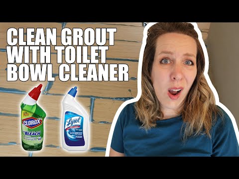 How to Clean Grout with Toilet Bowl Cleaner | Should You???