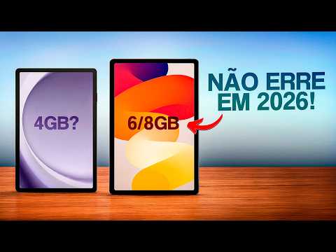 Galaxy Tab A9 vs Redmi Pad SE - Qual Comprar? (Cuidado com a CILADA em 2026!)