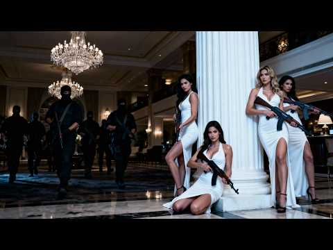 【2025 Action】Terrorists hit a resort? Beauties drop gowns—special forces revealed! #trending #movie