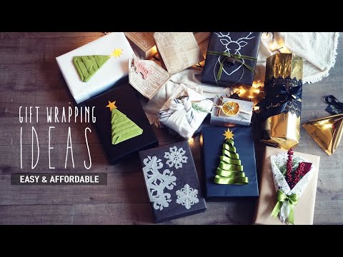 DIY EASY GIFT WRAPPING IDEAS + HACKS 2021 | Minimal and affordable
