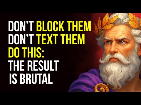 HOW TO HANDLE THE ONES WHO BROKE YOU: The Silent Strategy That Makes Them Fall Apart | Stoicism