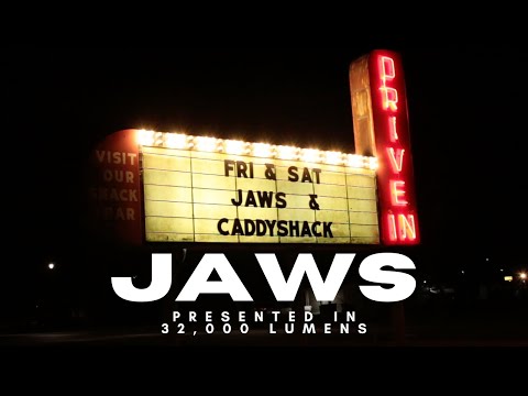 I Watched JAWS on its 50th Anniversary at the Skyview Drive In (Plus Projector Room Tour)