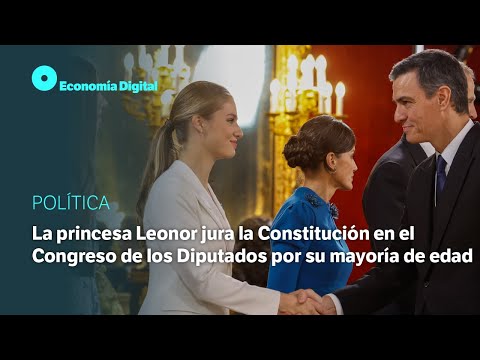 La princesa Leonor jura la Constitución por su mayoría de edad | Mejores momentos