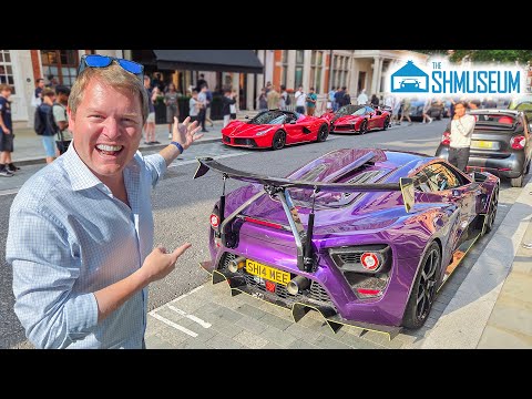CAUSING CHAOS with My Zenvo and a LaFerrari Aperta in London!