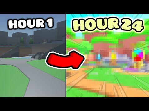I Spent 24 HOURS Building my Roblox Game!