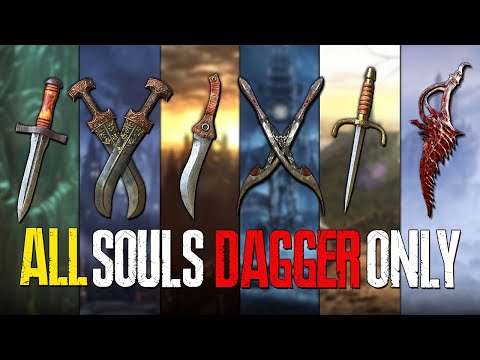 Beating Every Souls Game using ONLY DAGGERS