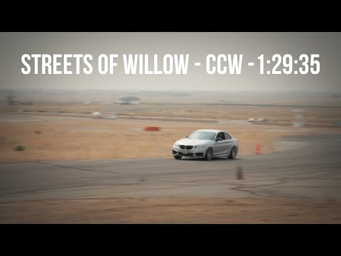 BMW M235i Streets of Willow CCW 1:29:35 - Drone Footage