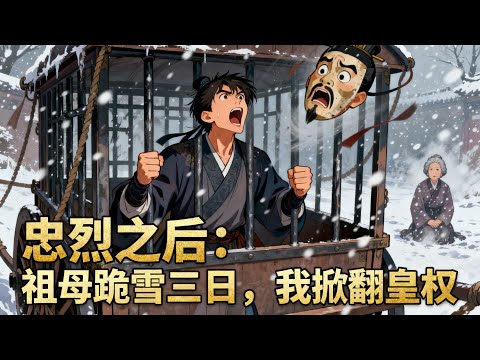 🔥第一集🔥《忠烈之後:祖母跪雪三日,我掀翻皇權》將門孤兒穿成死囚,目睹古稀祖母跪雪求情,我怒撕太子僞善面具,用現代謀略顛覆整個大乾王朝。#漫畫解說#玄幻#爽文#小說推薦#有聲書