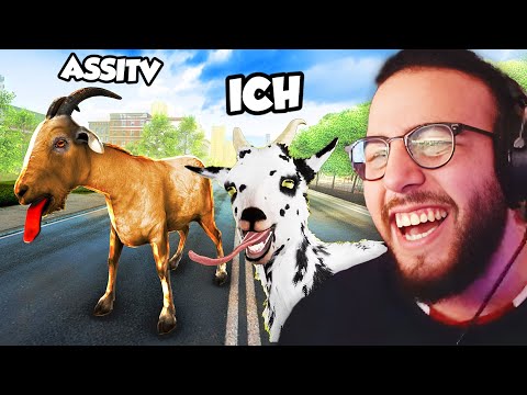 Wir zerstören den Goat Simulator (mit ItsAssiTV) | Giggand