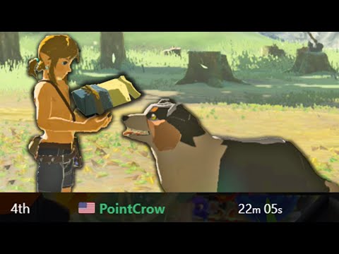 The Zelda speedrun where you put butter on a dog