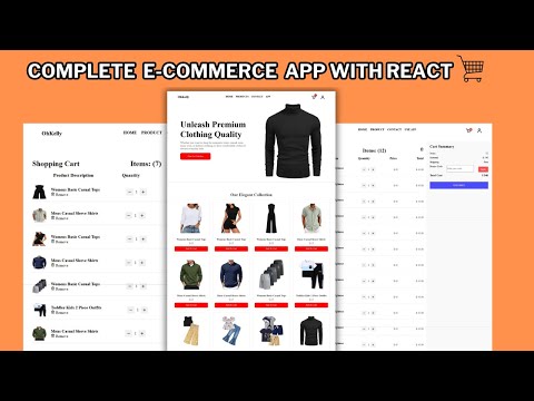 How To Create an Ecommerce Website using React JS | React JS Ecommerce Website