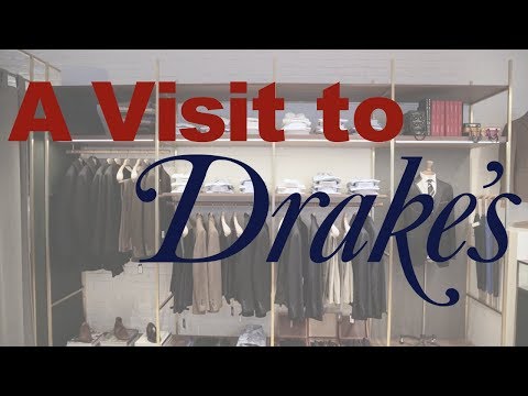 A Visit to Drake's New York City Store