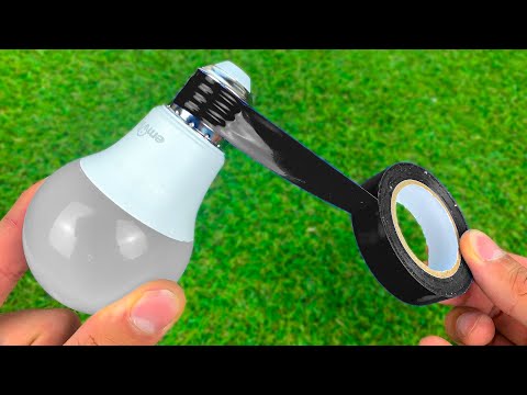 Just Use a Common Electrical Tape and Repair all LED Bulbs! Why is it not Patented?