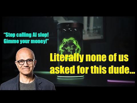 Microslop CEO's Upset Over AI Being Hated - Razer AI