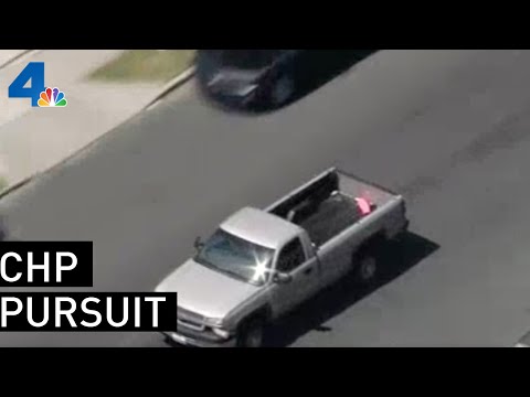 Pickup Driver Leads Officers on Chase Through South LA | NBCLA