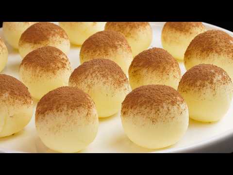 Süße, hausgemachte Milchbällchen! Ein fantastisch einfaches Rezept in nur 5 Minuten!