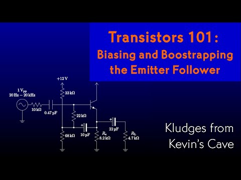 Transistors 101 ep6: Biasing and Bootstrapping