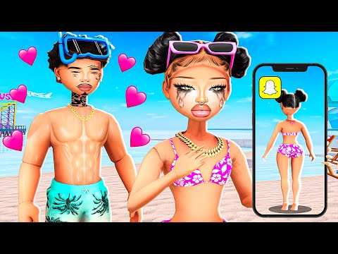 CREEPY ONLINE DATERS STALK REALISTIC BADDIE ON VACATION In LifeTogether 🏠RP