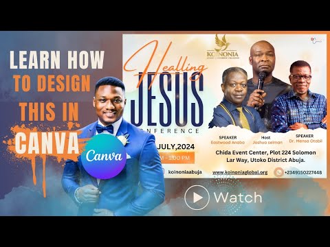 Design Beautiful Church Flyers For Free Using Canva!