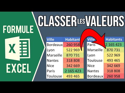 EXCEL - FAIRE UN CLASSEMENT AUTOMATIQUE + FAIRE UN TOP (Avec les formules TRIER + PRENDRE) 🏆