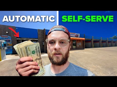 Collecting Cash from a Self Serve Car wash, How Much Did it Make in 1 Week