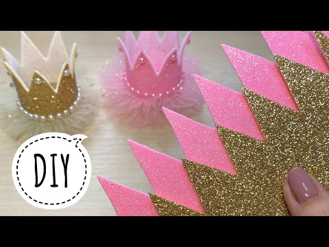 Как сделать корону Из фоамирана Поделки из фоамирана Своими руками