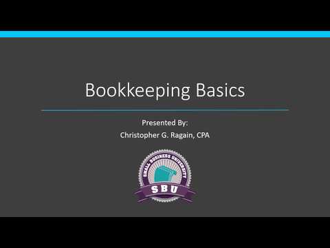 Bookkeeping Basics