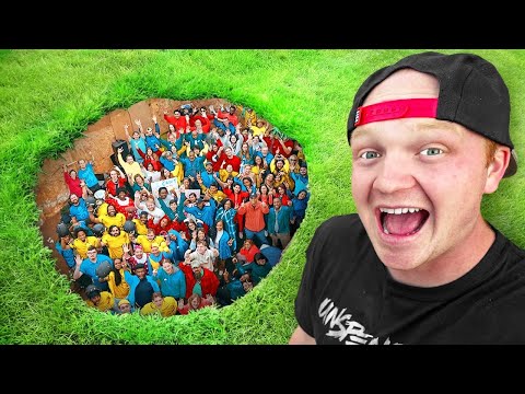 Surviving 24 Hours In A Hole!
