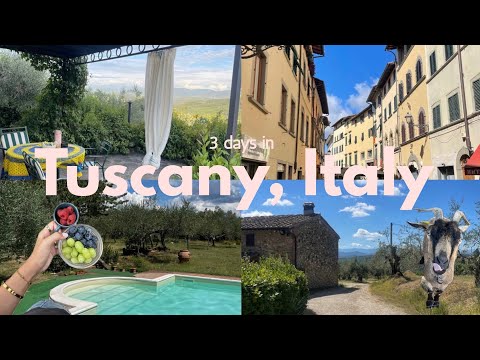 Tuscan countryside vlog | solo Italian farm trip, relaxing, visiting towns, and self care nights