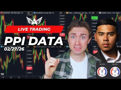 LIVE Trading PPI Data: Gold, Nasdaq, Forex | A1 Trading Show