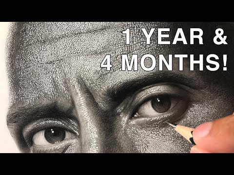 This Hyperrealistic Drawing took me a Year and 4 Months to Finish!
